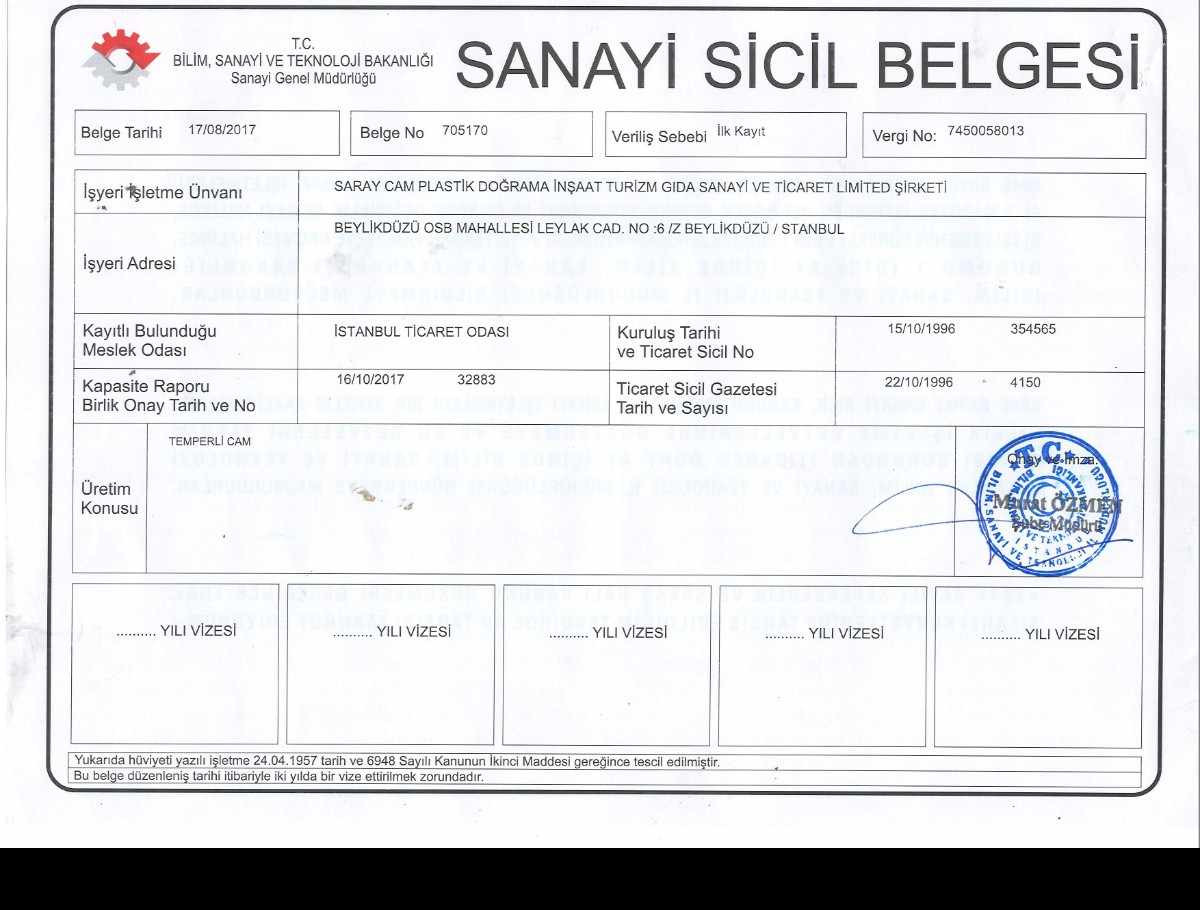 sanayi sicil belgesi almanın faydaları