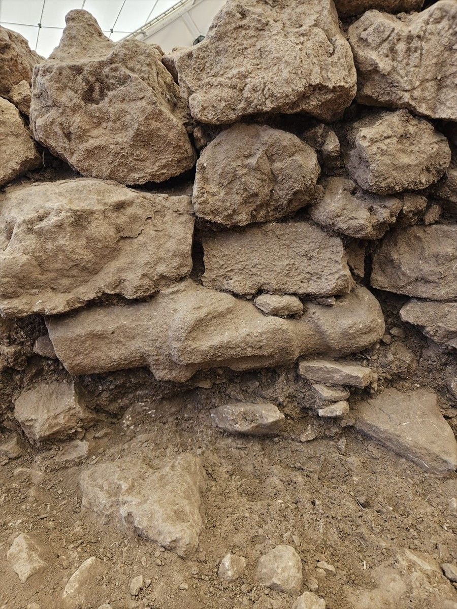 Şanlıurfa'da "Tarihin sıfır noktası" olarak nitelendirilen Göbeklitepe'de yürütülen kazılarda bir...