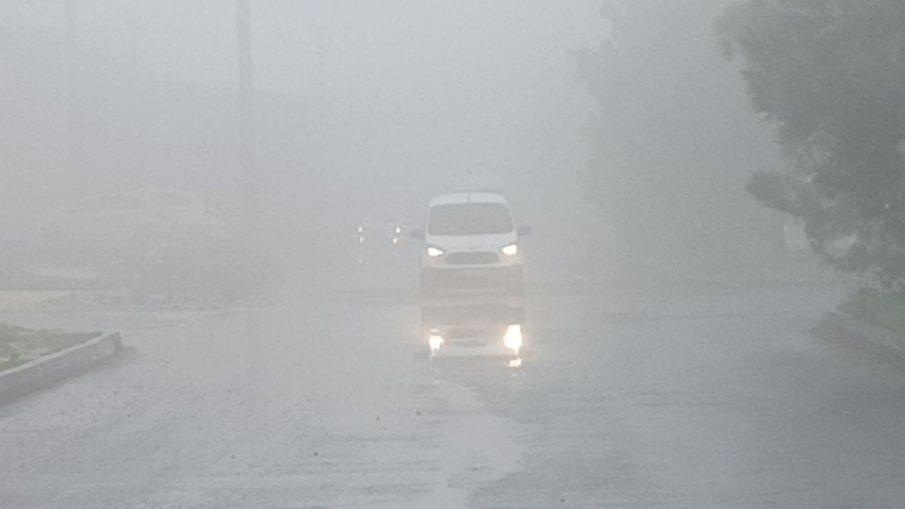 ŞANLIURFA'DA YOĞUN SİS ETKİLİ OLDU