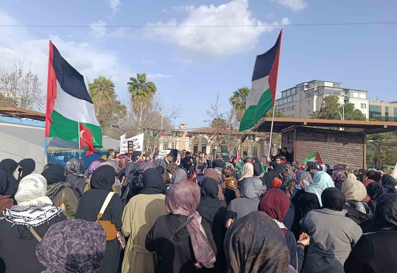 ŞANLIURFALI KADINLARDAN İSRAİL’İN İDAM YASASINA TEPKİ