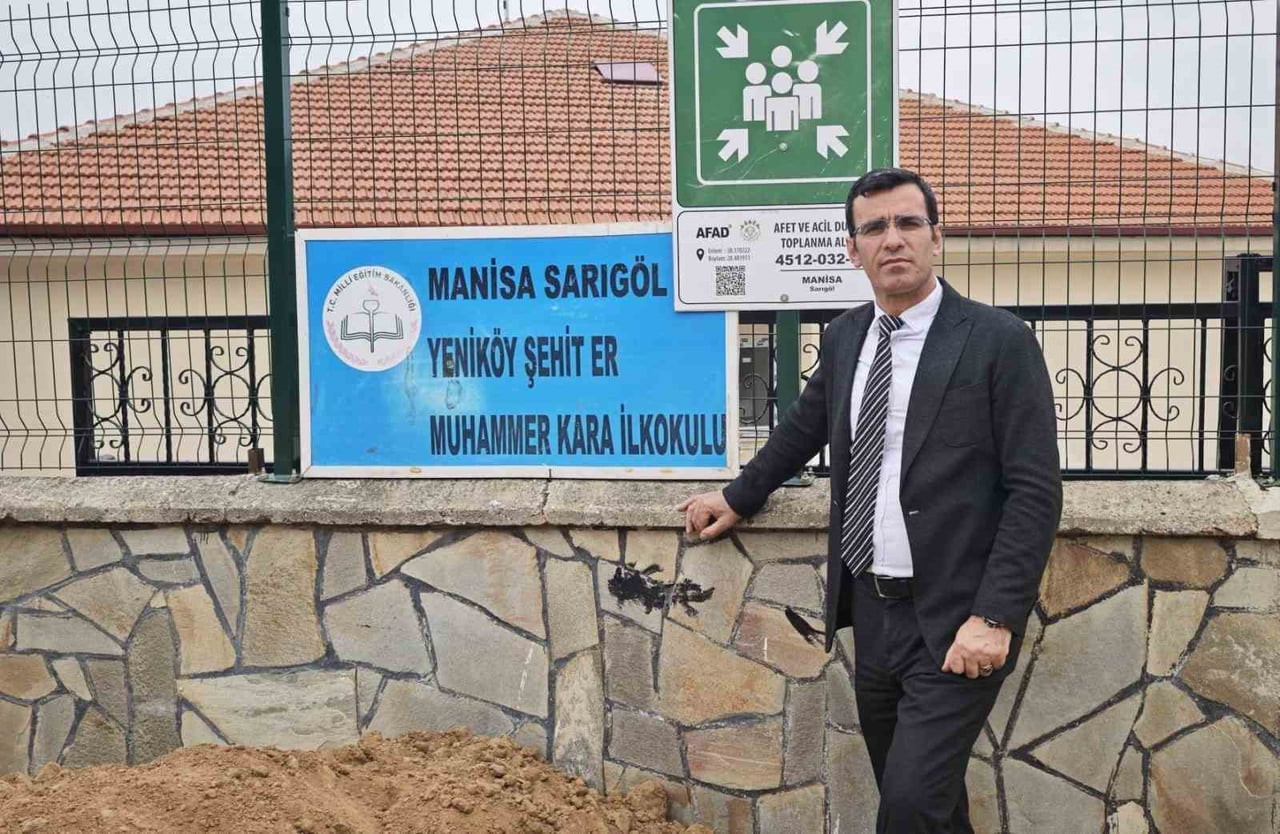 SARIGÖL İLÇE MİLLİ EĞİTİM MÜDÜRÜ CEZMİ YILDIRAK, OKULUN AÇILIŞ SÜRECİNE İLİŞKİN YAPTIĞI...