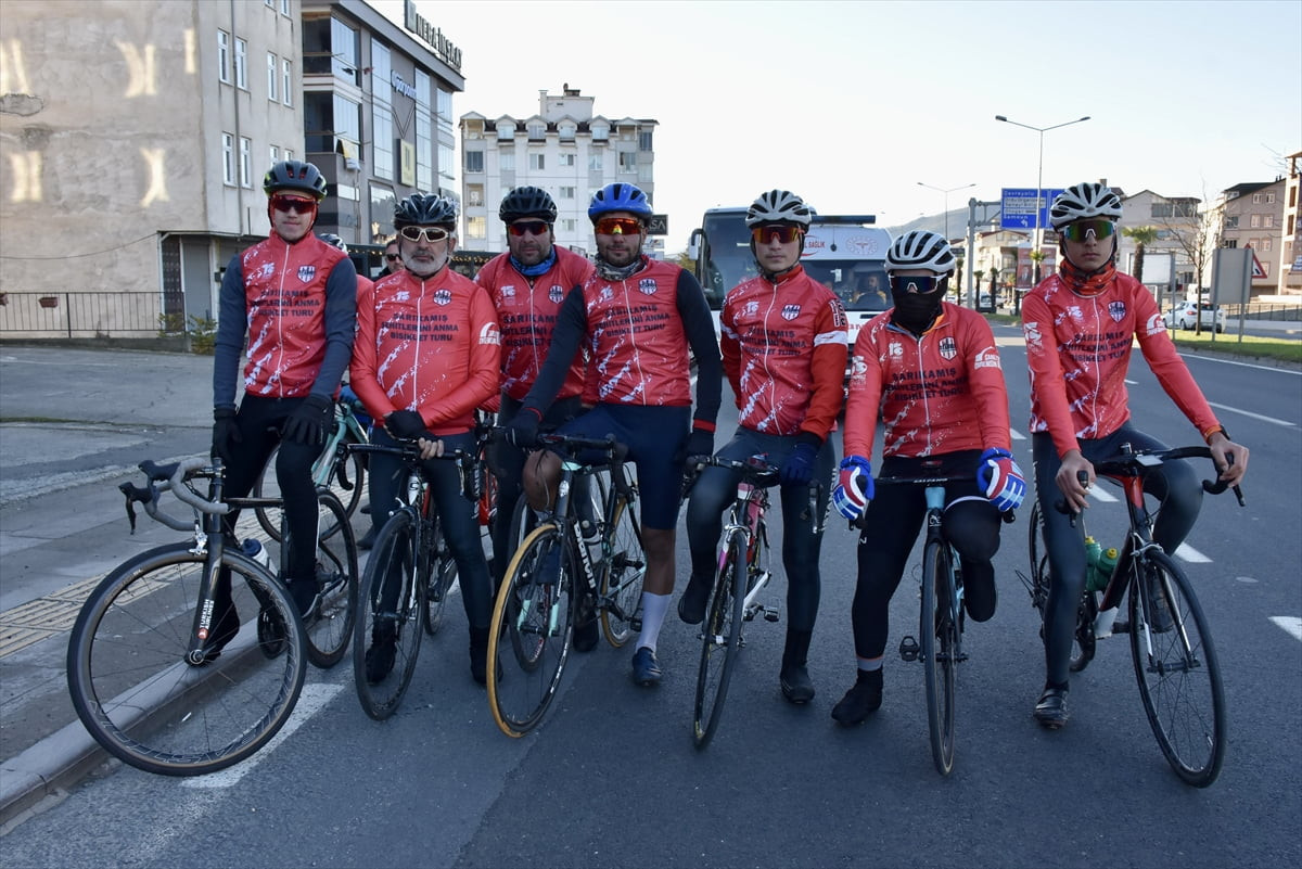 Sarıkamış Şehitleri Anısına İstanbul'dan Kars'a" adıyla düzenlenen anma sürüşüne katılan...