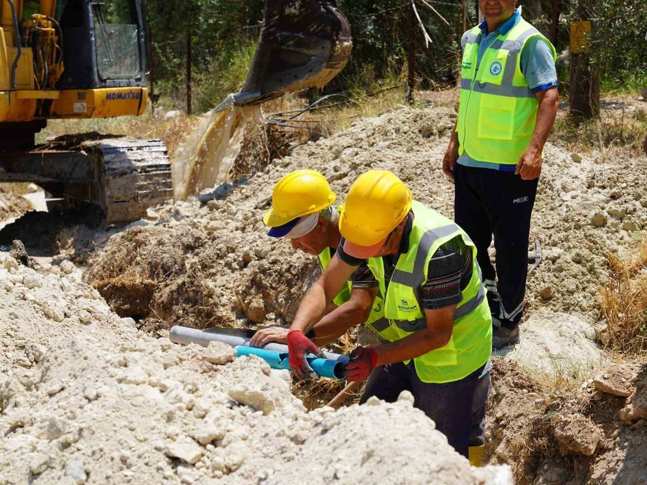 SEYDİKEMER GÖLBENT’TE İÇME SUYU ALTYAPISI YENİLENİYOR