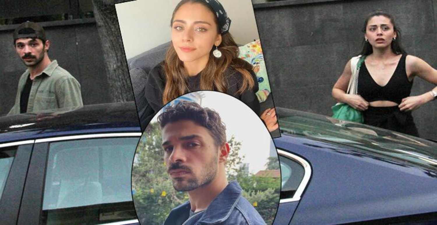 Sıla Türkoğlu ve Halit Özgür Sarı gazetecilere yakalandı