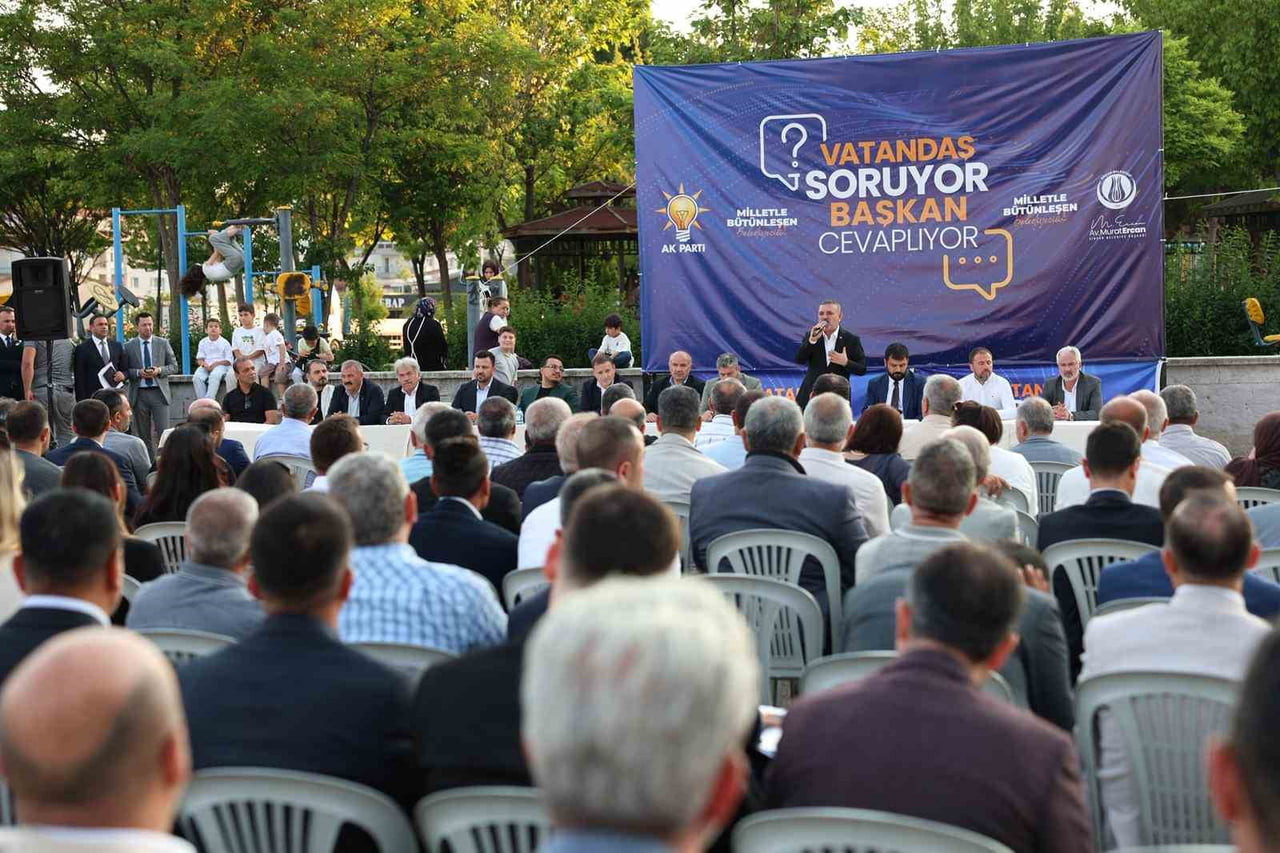 SİNCAN BELEDİYE BAŞKANI MURAT ERCAN, "VATANDAŞ SORUYOR, BAŞKAN CEVAPLIYOR" ETKİNLİĞİNDE...