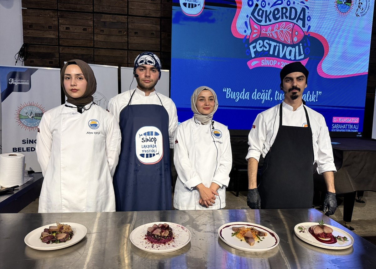 Sinop Üniversitesi Turizm Fakültesi Gastronomi ve Mutfak Sanatları Bölümü öğrencileri, Lakerda...