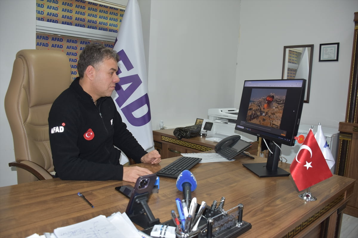 Şırnak İl Afet Acil Durum (AFAD) Müdürü Muzaffer İşlek, Anadolu Ajansının (AA) gözünden 2025'e...