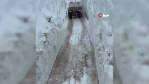 Şırnak'ta 2.5 kilometrelik "açık hava çığ tüneli" açıldı