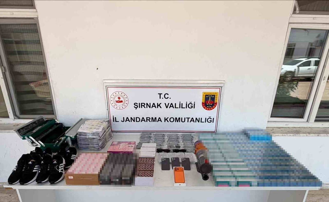 ŞIRNAK'TA İL JANDARMA KOMUTANLIĞI EKİPLERİNİN SON BİR HAFTADA DÜZENLEDİĞİ KAÇAKÇILIK...