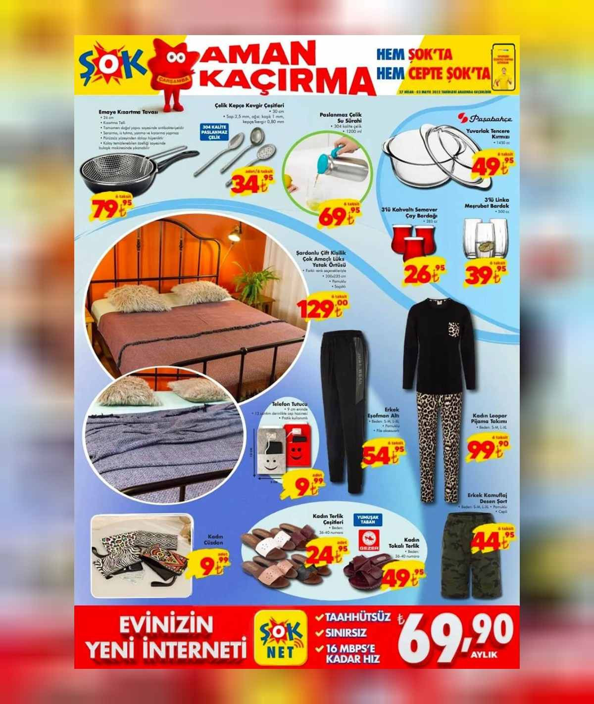 ŞOK 27 Nisan 2022 aktüel ürünler