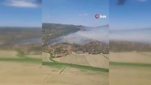 Söke'deki zirai alan yangını söndürüldü