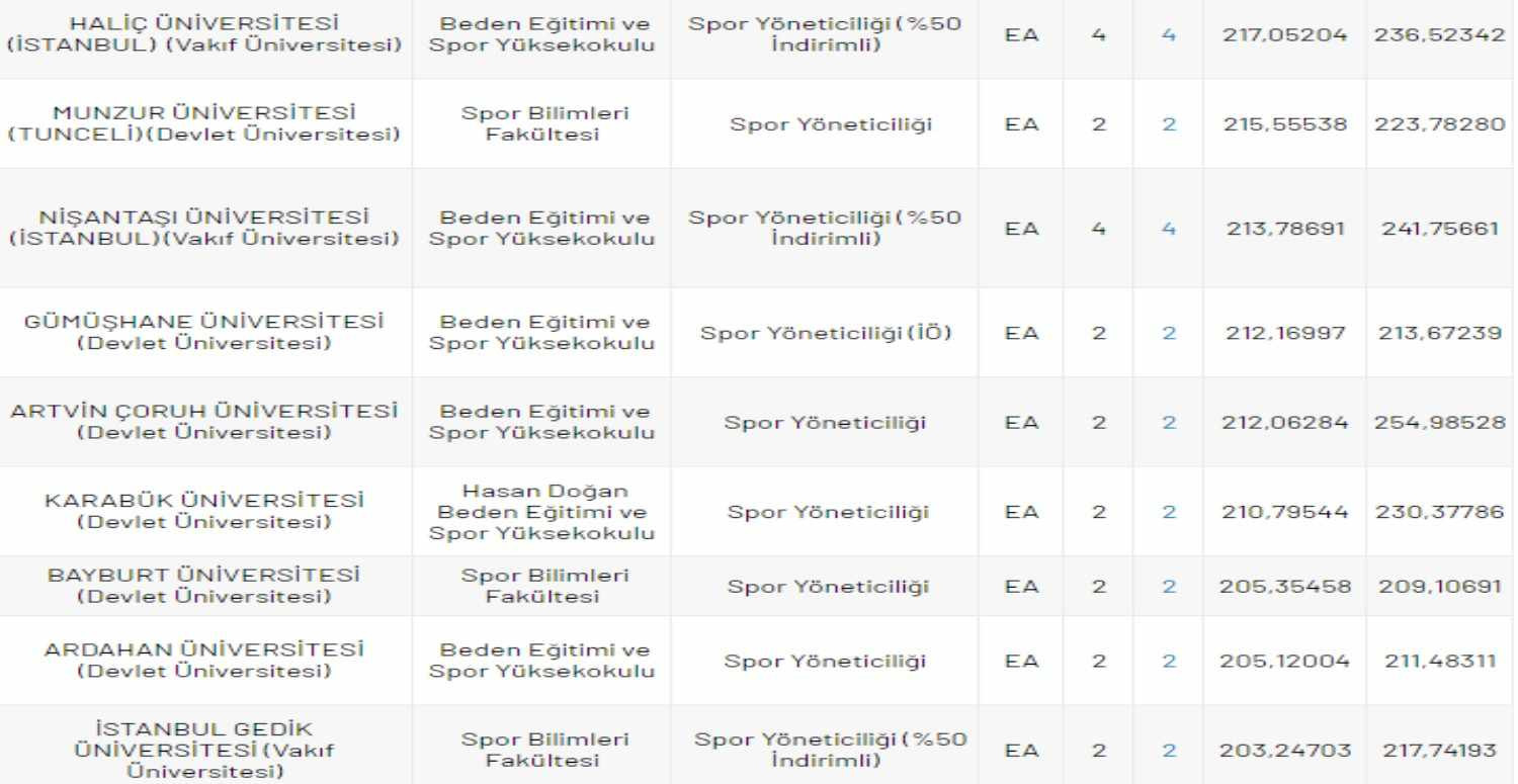 spor yöneticiliği