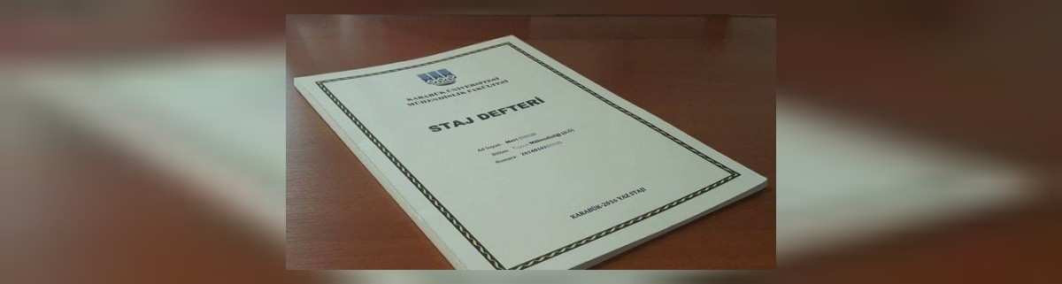 staj defteri nedir