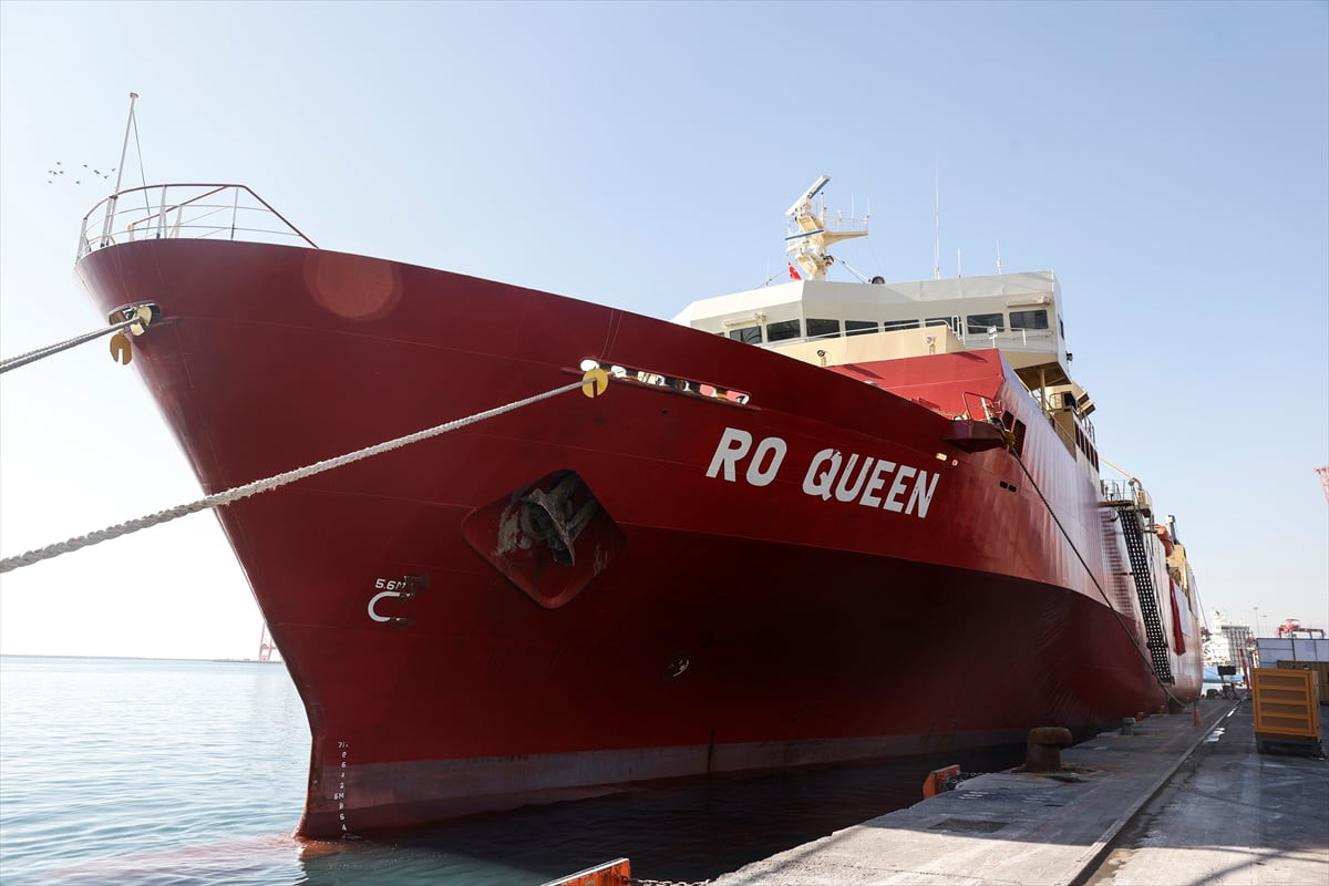 Sudan'a ulaştırılması için Afet ve Acil Durum Yönetimi Başkanlığı (AFAD) öncülüğünde hazırlanan 2...