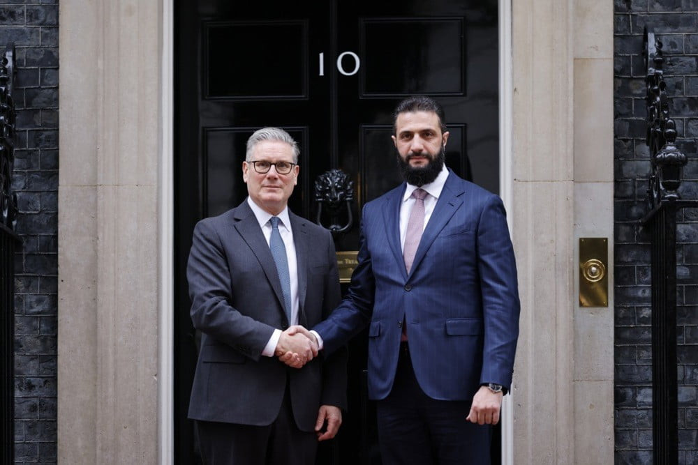 SURİYE DEVLET BAŞKANI AHMED EŞ-ŞARA, İNGİLTERE'YE GERÇEKLEŞTİRDİĞİ İLK RESMİ ZİYARET KAPSAMINDA...