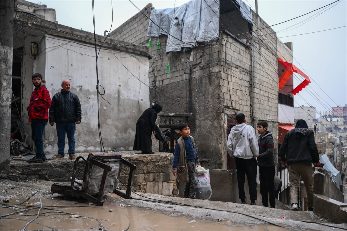 Suriye’nin Halep kentinde terör örgütü YPG/SDG’den arındırılan son mahalle olan Şeyh Maksud’da...
