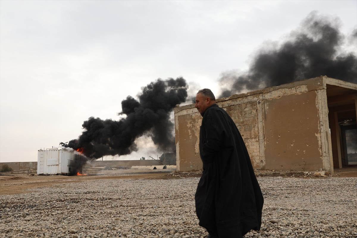 Suriye’nin Halep kentine bağlı Meskene bölgesinde, terör örgütü YPG/SDG’nin cezaevi olarak...
