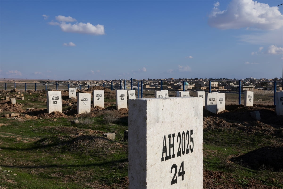 Suriye’nin kuzeydoğusunda, terör örgütü YPG’nin işgalinden kurtarılan Hol Kampı yakınlarında...