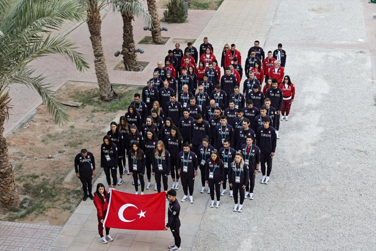 Suudi Arabistan'da devam eden 6. İslami Dayanışma Oyunları'na katılan milli sporcular, Türkiye...