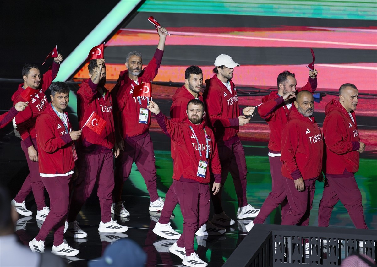 Suudi Arabistan'ın başkenti Riyad'da düzenlenen 6. İslami Dayanışma Oyunları kapanış töreniyle...