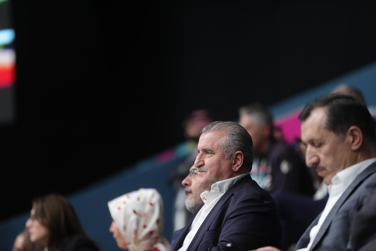 Suudi Arabistan'ın başkenti Riyad'da düzenlenen 6. İslami Dayanışma Oyunları'nda Erkek Voleybol...