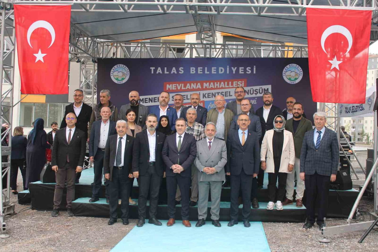 TALAS BELEDİYESİ TARAFINDAN KENTSEL DÖNÜŞÜM ÇALIŞMALARI TAMAMLANAN MENEKŞE SİTELERİ'NDEKİ 60...