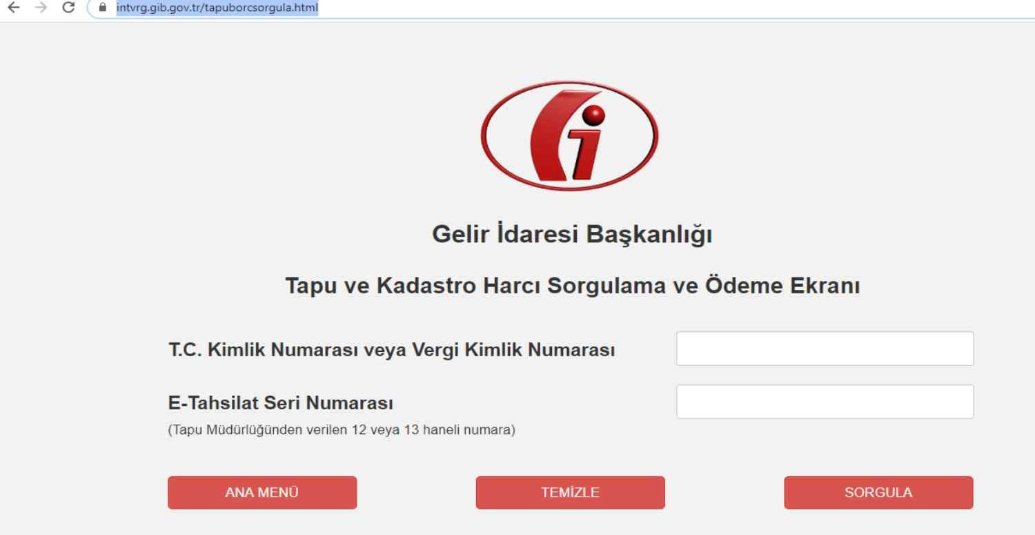 Tapu harcı ödeme