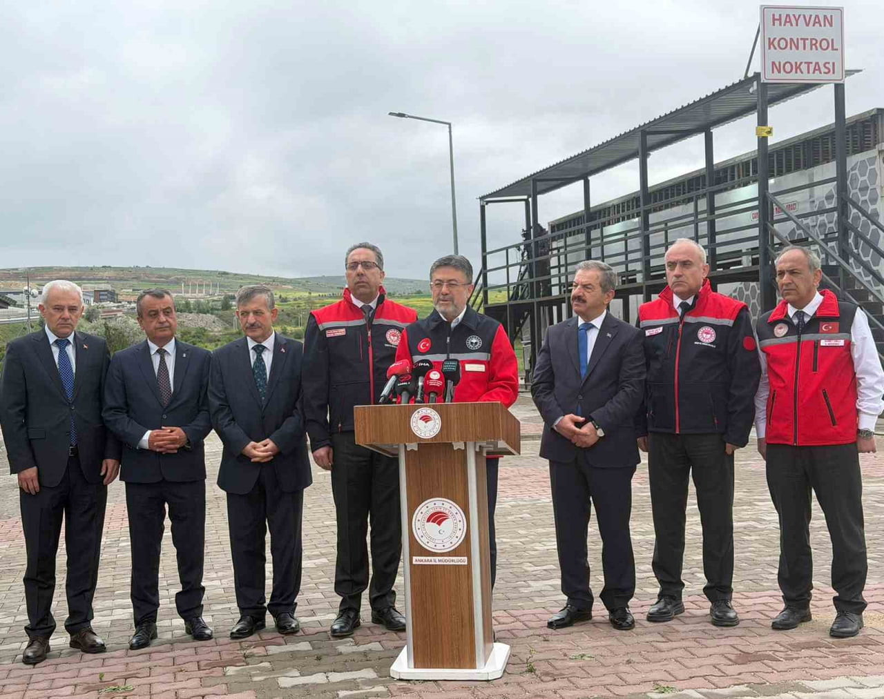 TARIM VE ORMAN BAKANI İBRAHİM YUMAKLI, ANKARA VETERİNER YOL KONTROL VE DENETİM İSTASYONU'NDA...