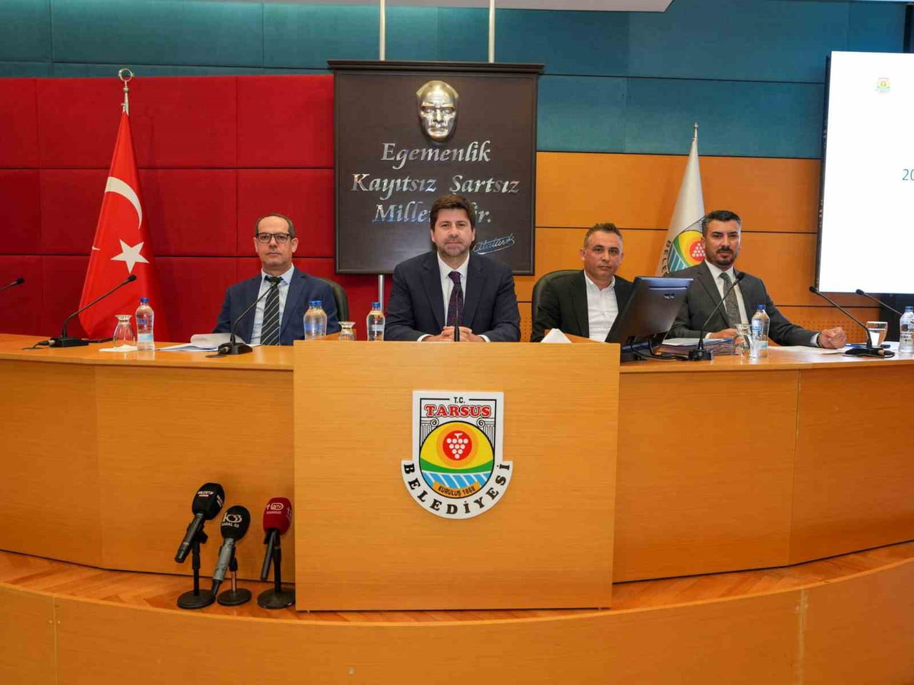 TARSUS BELEDİYE MECLİSİ HAZİRAN AYI OLAĞAN TOPLANTISI, BELEDİYE BAŞKANI ALİ BOLTAÇ BAŞKANLIĞINDA...