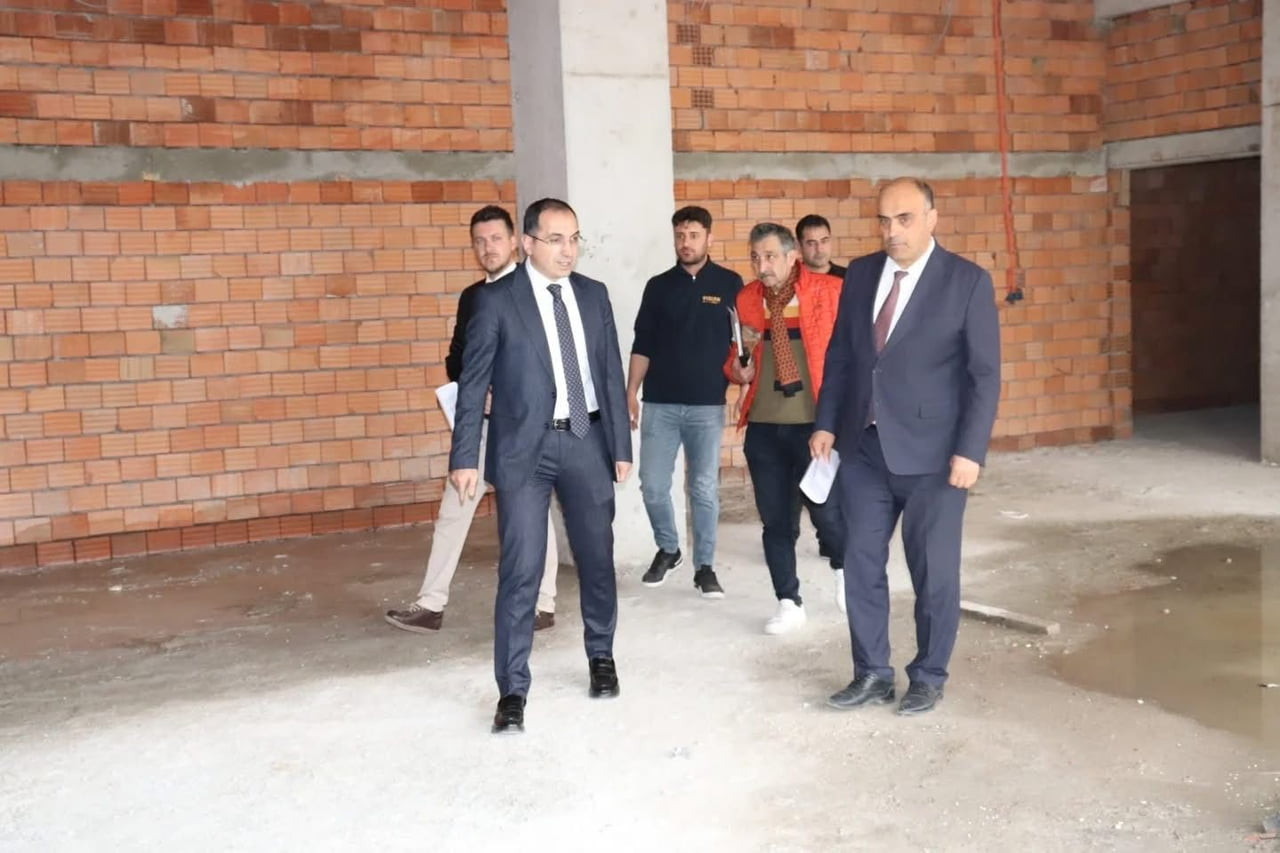 TAVŞANLI'DA YENİ OKUL İNŞAATI YERİNDE İNCELENDİ