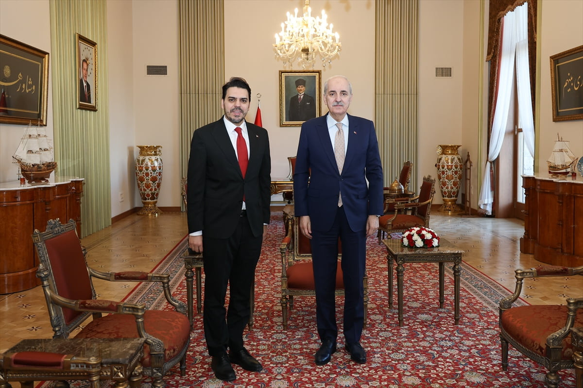 TBMM Başkanı Numan Kurtulmuş, Türk İşbirliği ve Koordinasyon Ajansı (TİKA) Başkanı Abdullah Eren'i...