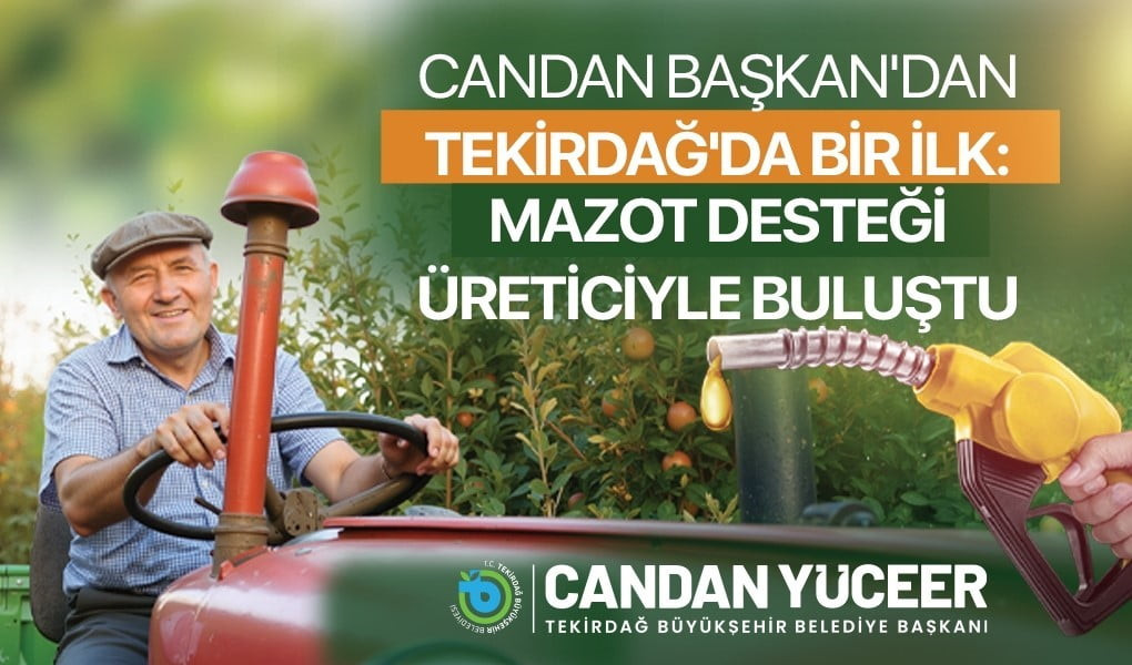 TEKİRDAĞ BÜYÜKŞEHİR BELEDİYESİ TARAFINDAN, KENT TARİHİNDE İLK KEZ HAYATA GEÇİRİLEN MAZOT DESTEĞİ...