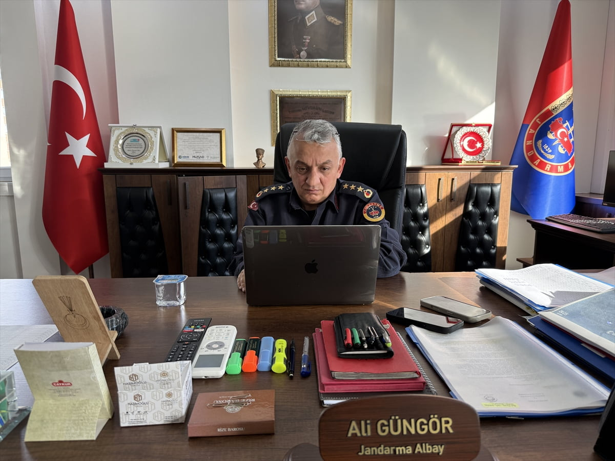 Tekirdağ İl Jandarma Komutanı Albay Ali Güngör, Anadolu Ajansının (AA) gözünden 2025'e damga vuran...