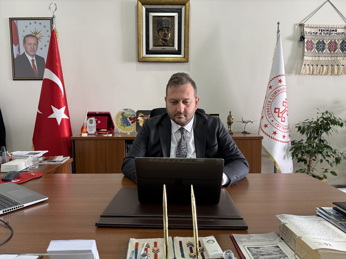 Tekirdağ İl Kültür ve Turizm Müdürü Ömer Faruk Karaküçük, Anadolu Ajansının (AA) gözünden 2025'e...