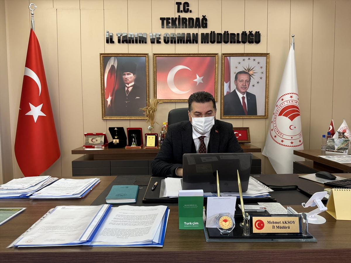Tekirdağ İl Tarım ve Orman Müdürü Mehmet Aksoy, Anadolu Ajansının (AA) gözünden 2025'e damga vuran...