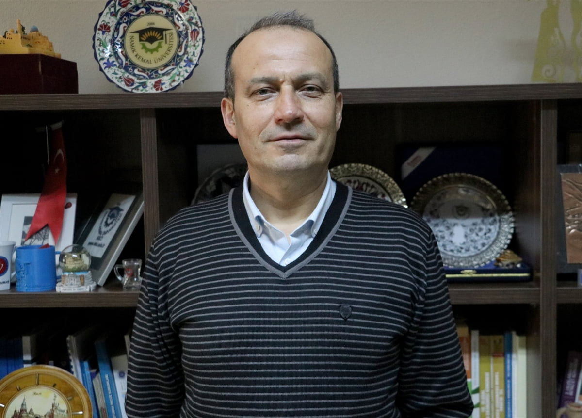 Tekirdağ Namık Kemal Üniversitesi Gıda Mühendisliği Bölümü Başkanı Prof. Dr. İsmail Yılmaz, AA...