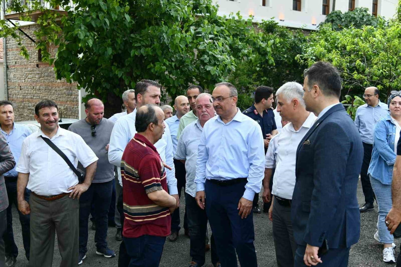 TEKİRDAĞ VALİSİ SOYTÜRK UÇMAKDERE’DE İNCELEMELERDE BULUNDU