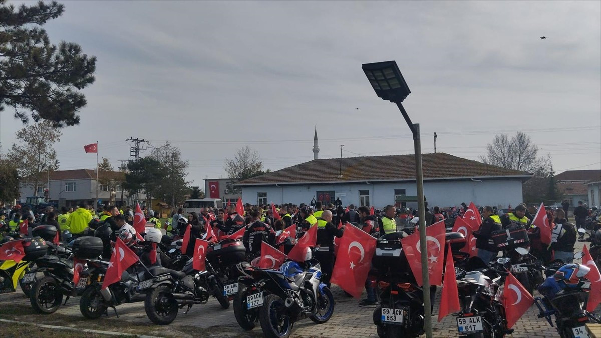 Tekirdağ'da bir araya gelen motosikletliler, Azerbaycan-Gürcistan sınırında askeri kargo uçağının...