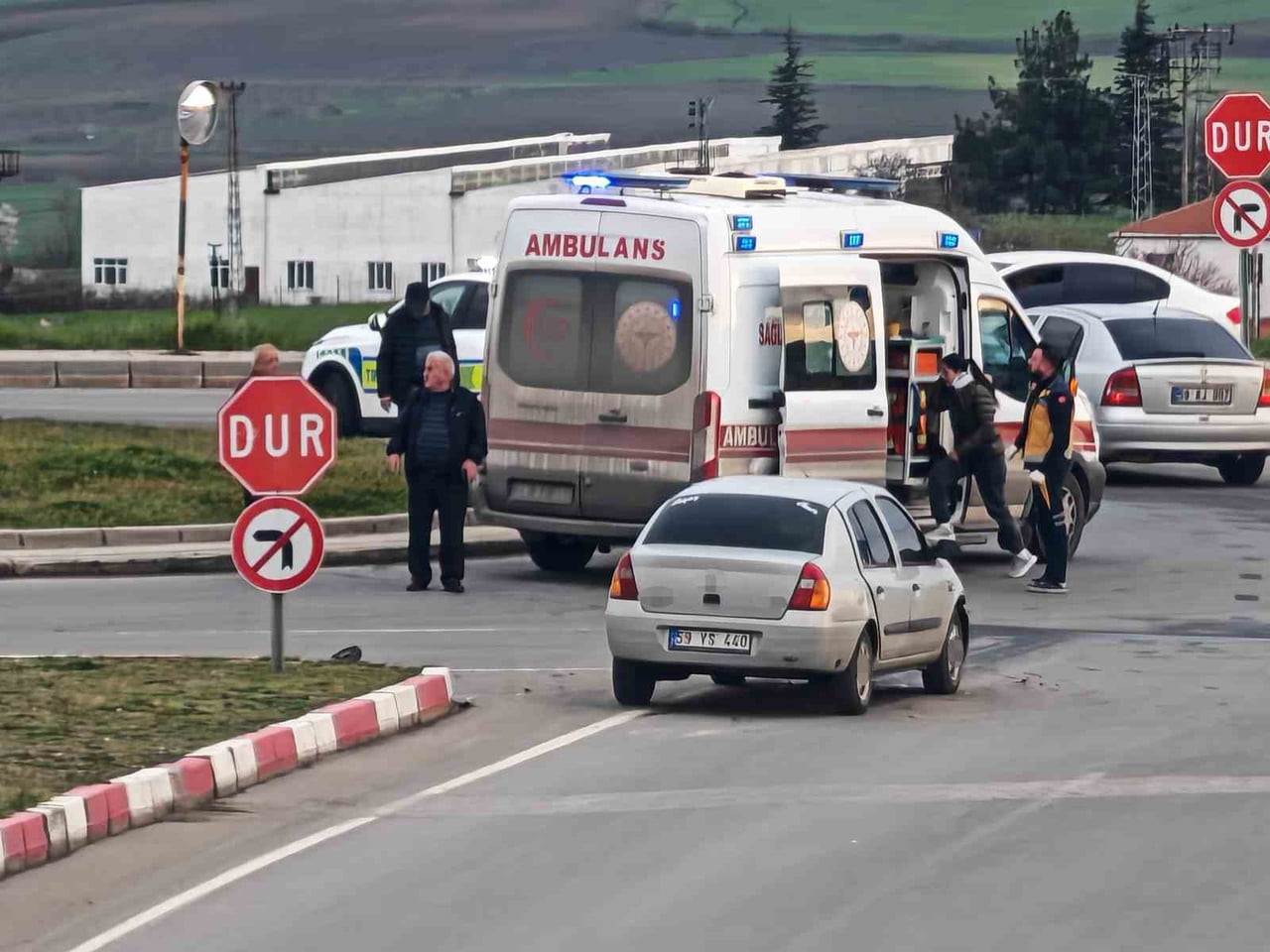 TEKİRDAĞ’DA TRAFİK KAZASI: 5 YARALI, 2’Sİ ÇOCUK