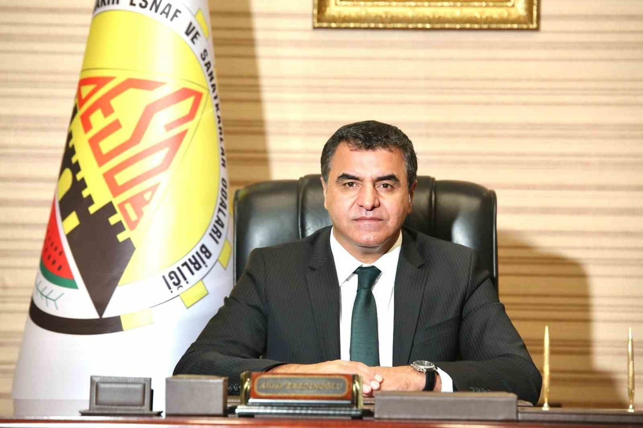 TESK GENEL BAŞKAN VEKİLİ DİYARBAKIR ESNAF VE SANATKARLAR ODALARI BİRLİĞİ BAŞKANI ALİCAN...