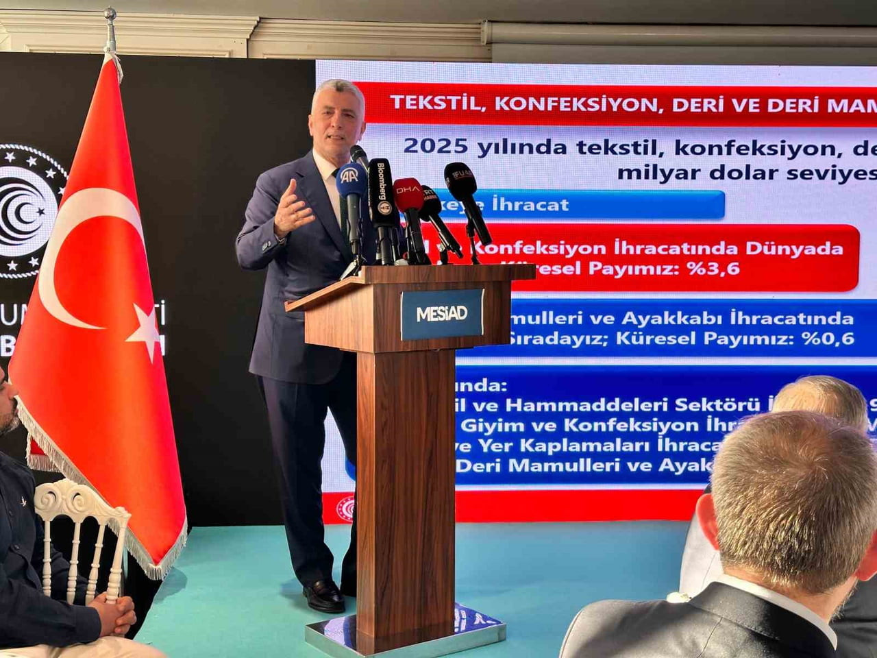 TİCARET BAKANI ÖMER BOLAT, MERTER SANAYİCİ VE İŞADAMLARI DERNEĞİ (MESİAD) TARAFINDAN DÜZENLENEN...