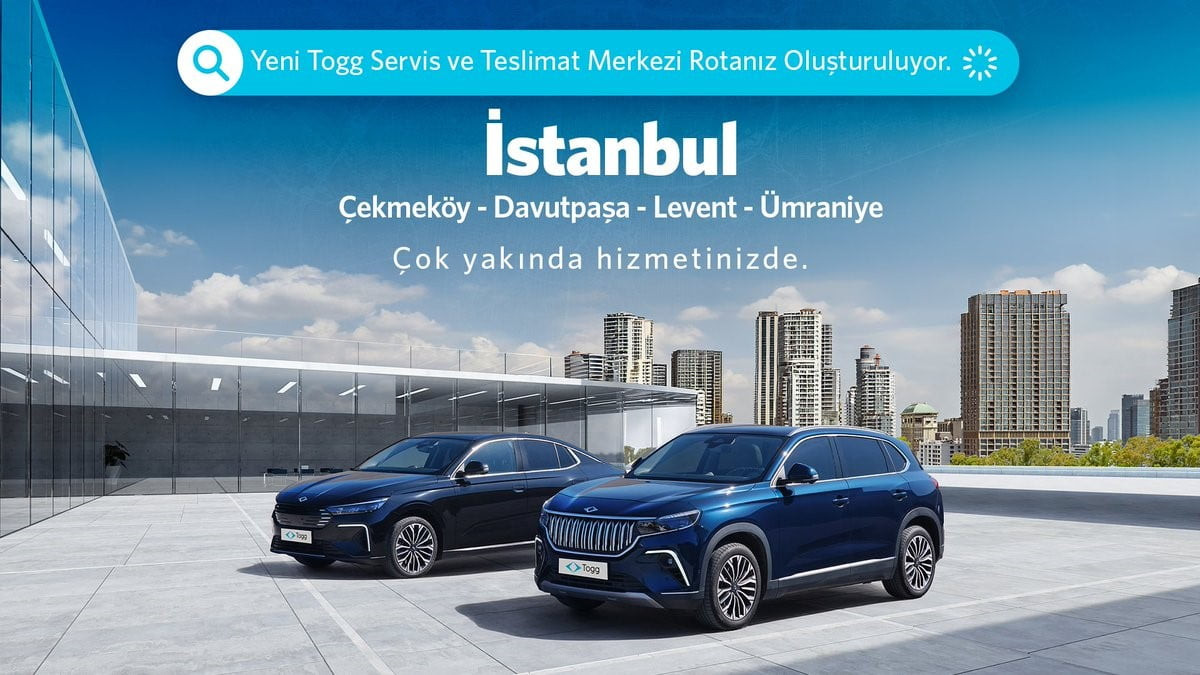TOGG, İSTANBUL’DAKİ KULLANICILARINA DAHA KOLAY HİZMET SUNMAK AMACIYLA YENİ SERVİS MERKEZLERİNİ...