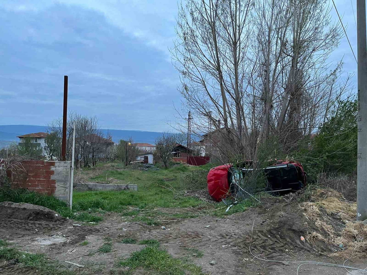 TOKAT’IN ERBAA İLÇESİNDE MEYDANA GELEN KAZADA İKİ KARDEŞ YARALANDI.