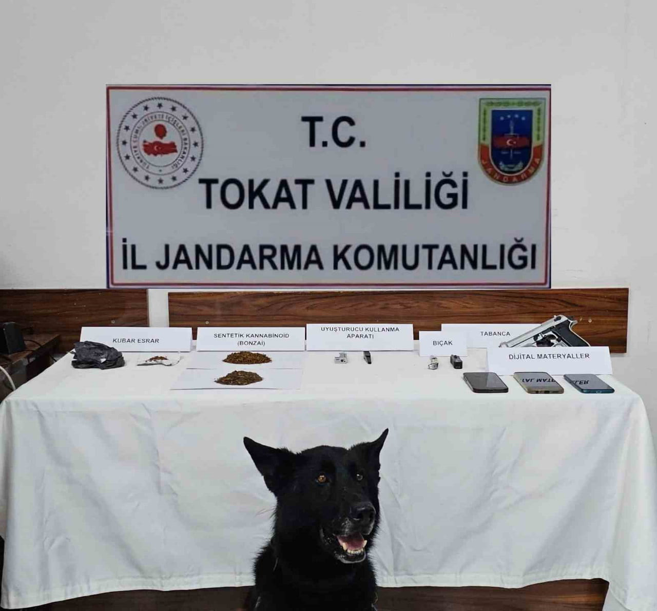 TOKAT’IN REŞADİYE İLÇESİNDE JANDARMA EKİPLERİNCE DÜZENLENEN UYUŞTURUCU OPERASYONUNDA 5 ŞÜPHELİ...