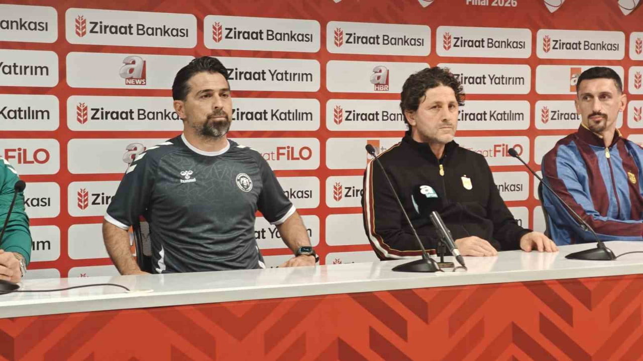 TRABZONSPOR İLE KONYASPOR ARASINDA OYNANACAK 64. ZİRAAT TÜRKİYE KUPASI FİNAL MÜSABAKASI ÖNCESİNDE...