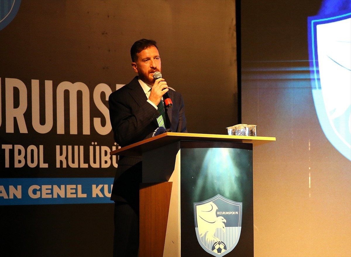 Trendyol 1. Lig ekiplerinden Erzurumspor FK'nin başkanlığına yeniden Ahmet Dal (fotoğrafta)...