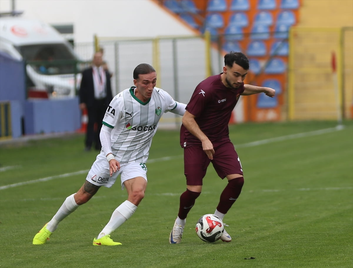 Trendyol 1. Lig'in 26. haftasında, Atakaş Hatayspor ile Alagöz Holding Iğdır FK, Sarıseki Fuat...