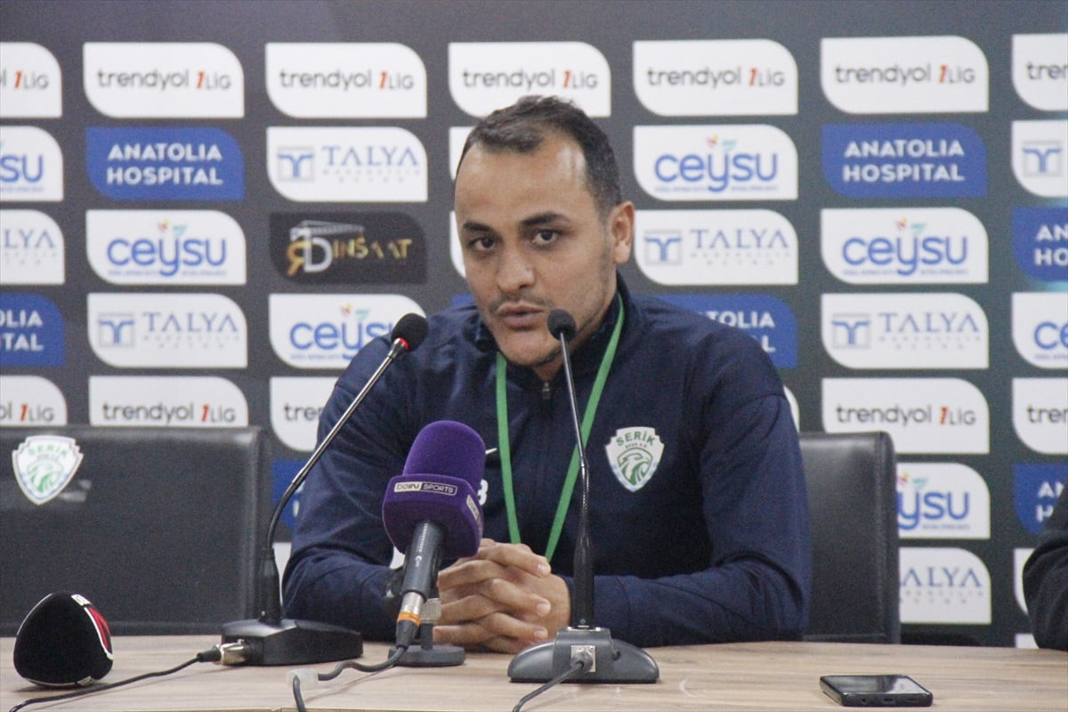 Trendyol 1. Lig'in 26. haftasında Serikspor ile Arca Çorum FK takımları, Serik İsmail Oğan...