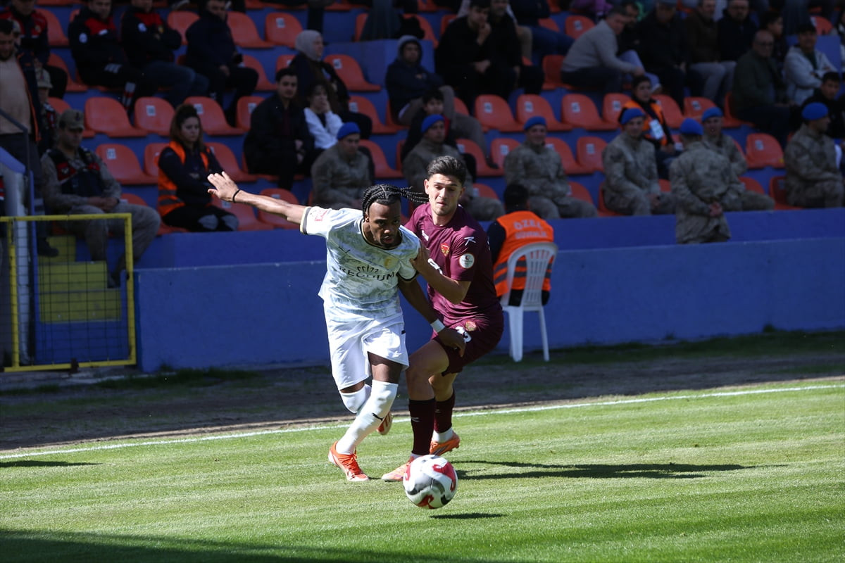 Trendyol 1. Lig'in 28. haftasında Atakaş Hatayspor ile Sipay Bodrum FK takımları Sarıseki Fuat...