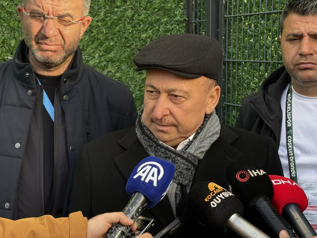 Trendyol Süper Lig'in 22. haftasında Kocaelispor ile Gaziantep FK, Turka Araç Muayene Kocaeli...